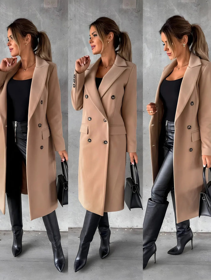 Manteau Décontracté Élégant pour Femme – Automne et Hiver Chic