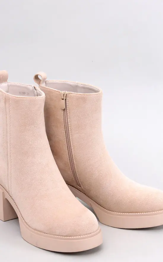 Bottines Beige Élégantes pour un Look Tendance