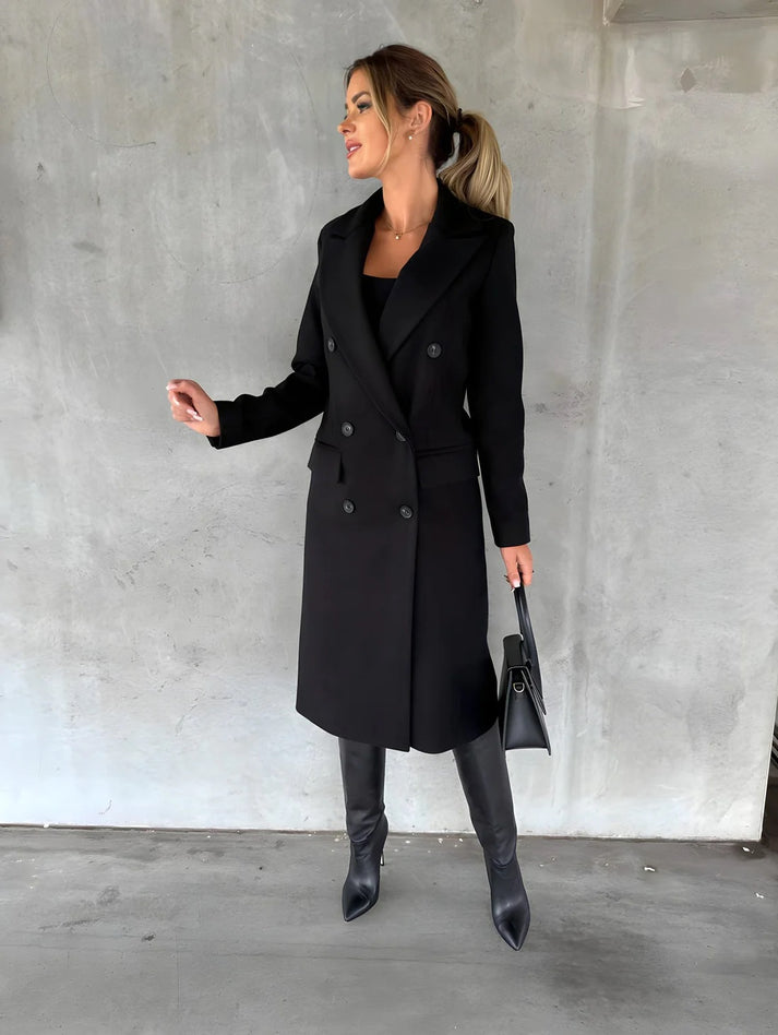 Manteau Décontracté Élégant pour Femme – Automne et Hiver Chic