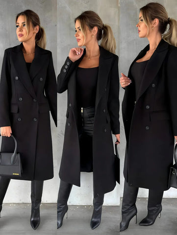 Manteau Décontracté Élégant pour Femme – Automne et Hiver Chic