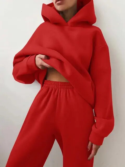 Ensemble Confortable et Stylé pour Femmes: Sweat à Capuche et Jogging