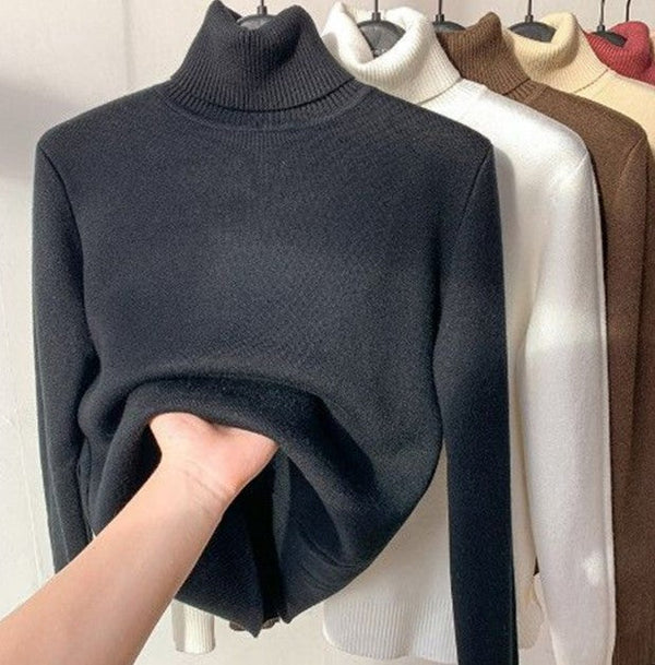 Pull col montant chic pour femme – Élégance et confort au quotidien