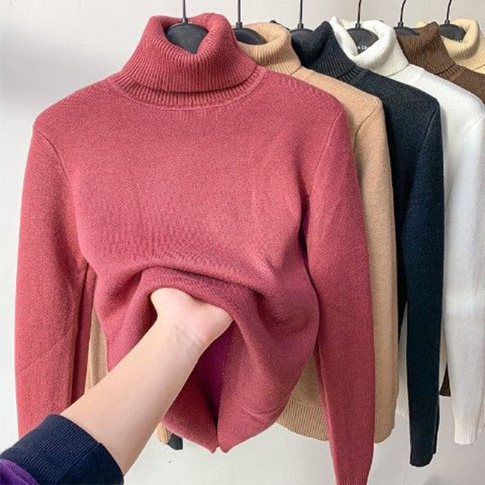 Pull col montant chic pour femme – Élégance et confort au quotidien