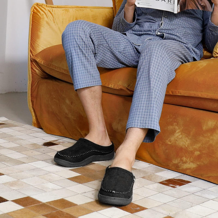 Chaussons Confortables et Chauds pour Homme – Parfaits pour la Maison