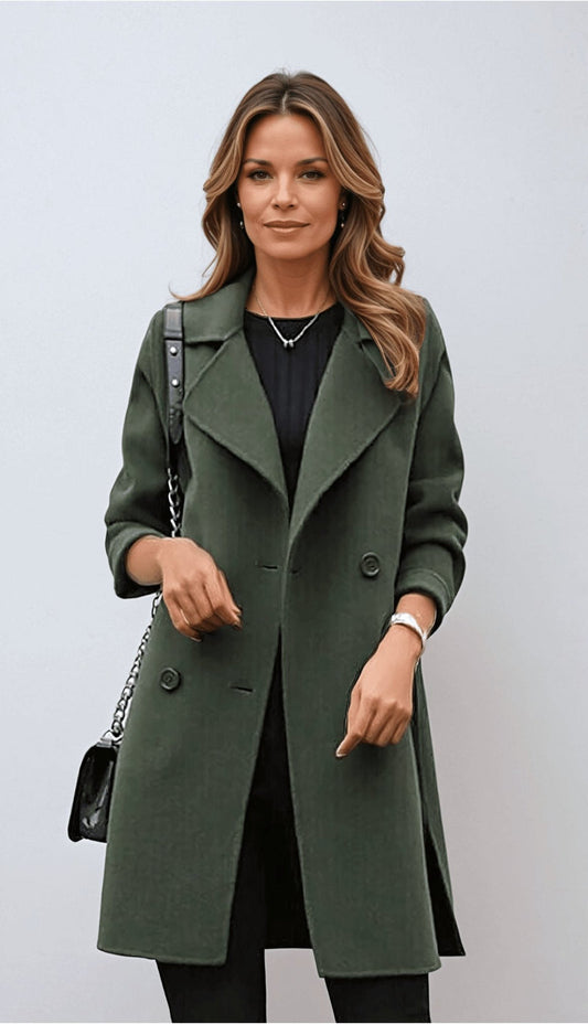 Manteau classique et élégant pour femme – Idéal pour toutes les occasions