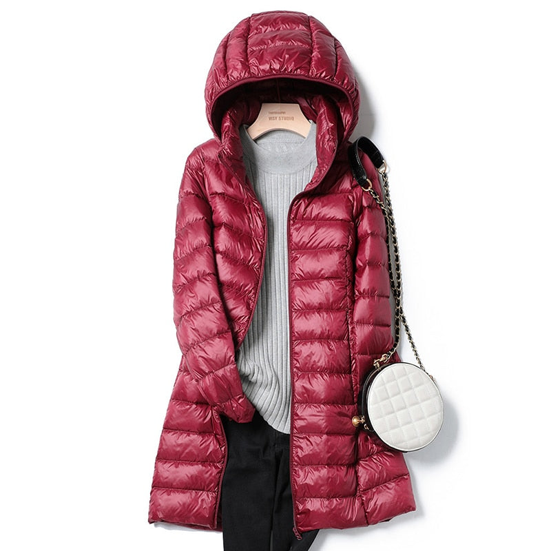 Veste d’Hiver avec Capuche et Coupe Slim pour Temps Froid